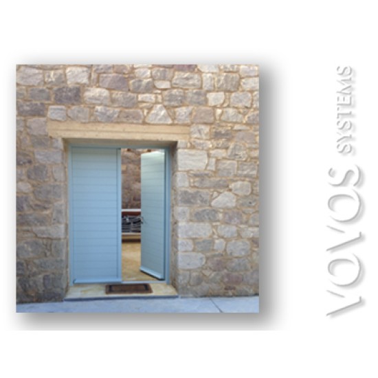 Εξωπορτα Αυλής , Αυλοπορτα ραμποτε νησιωτικη διφυλλη