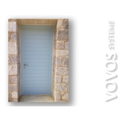 Πορτες εισοδου, Εξωπορτα με οριζοντιο  ραμποτε 