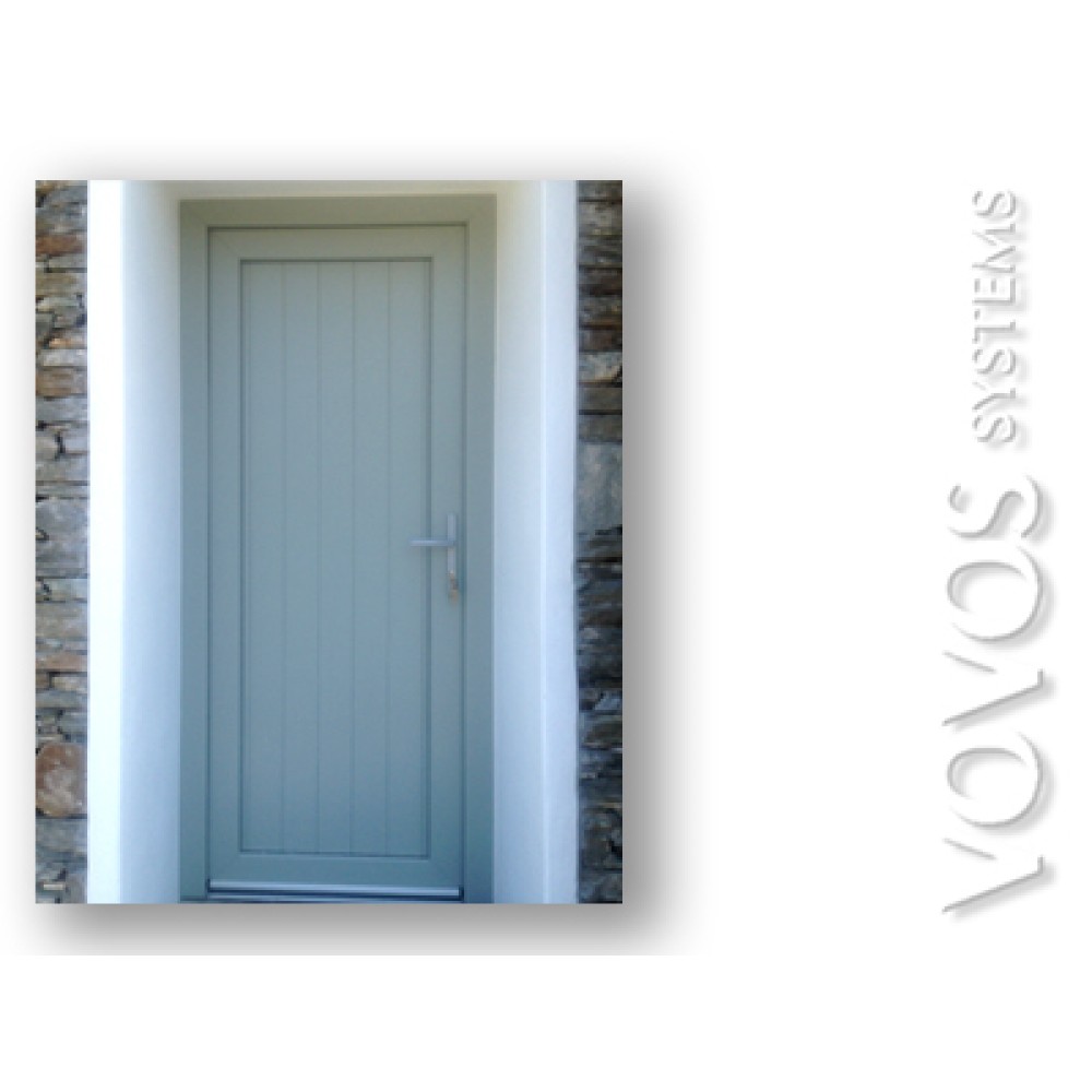 Πορτες εισοδου, Εξωπορτα ξυλινη με καθετο ραμποτε , νησιωτικη  εξωπορτα