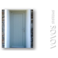 Πορτες εισοδου, Εξωπορτα ξυλινη με καθετο ραμποτε , νησιωτικη  εξωπορτα