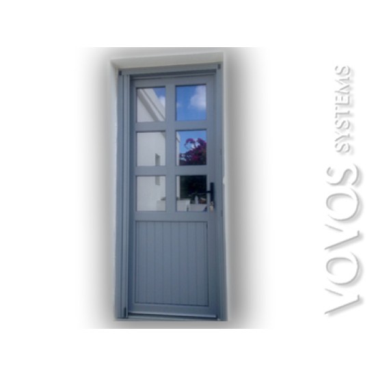 Πορτες  Κουζινας, Κουζινοπορτα συνθετικη pvc για νησιωτικο σπιτι στην Κυθνο