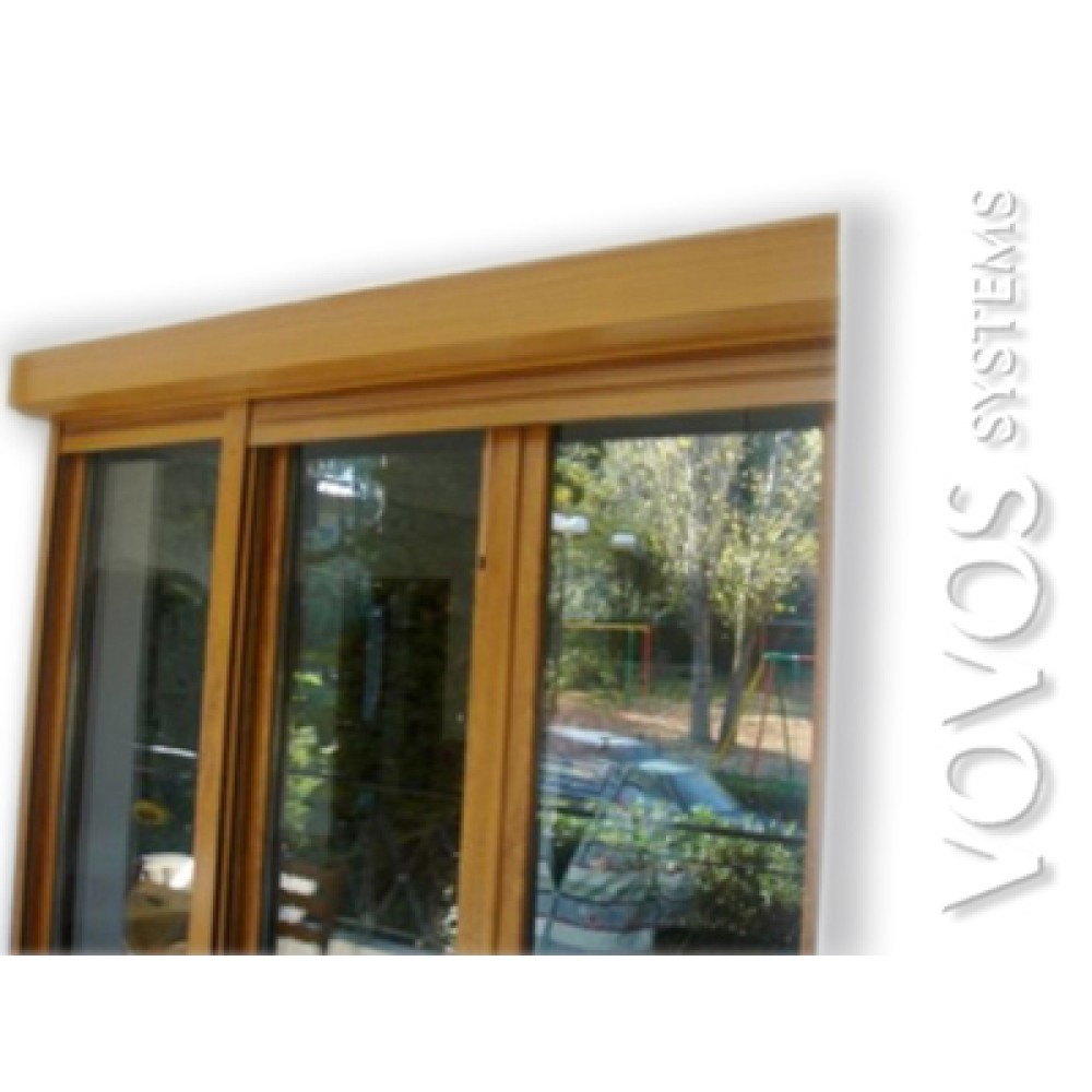 Συνθετικα Κουφωματα Kommerling , Μπαλκονοπορτα με ρολο στην Ανοιξη Αττικης - Αθηνα