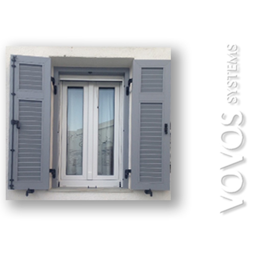 Συνθετικα κουφωματα παραδοσιακα  Aluplast τοποθετημενα στην Κυθνο