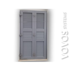 Συνθετικα Παραδοσιακα Πατζουρια , συνδιασμος  φυλλαρακι γαλλικο ανω & κατω στη μεση γερμανικο  στο Ανω Πεταλι  Σιφνος