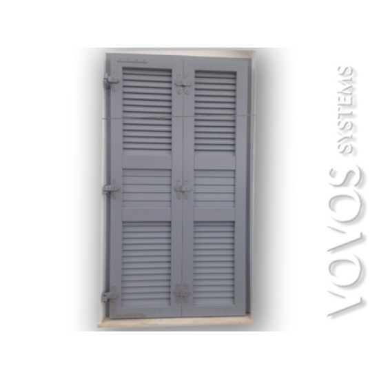 Συνθετικα Παραδοσιακα Πατζουρια , συνδιασμος  φυλλαρακι γαλλικο ανω & κατω στη μεση γερμανικο  στο Ανω Πεταλι  Σιφνος