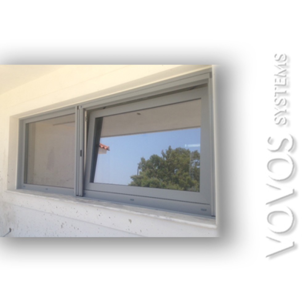 Συνθετικα Παραθυρα Kommerling 76 AD Συρομενα  Aνακλινομενα  στα Παμφιλα Μυτιληνης