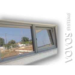 Συνθετικα Παραθυρα, Pvc  Kommerling 76 AD  Συρομενα Aνακλινομενα στα Παμφιλα Μυτιληνης