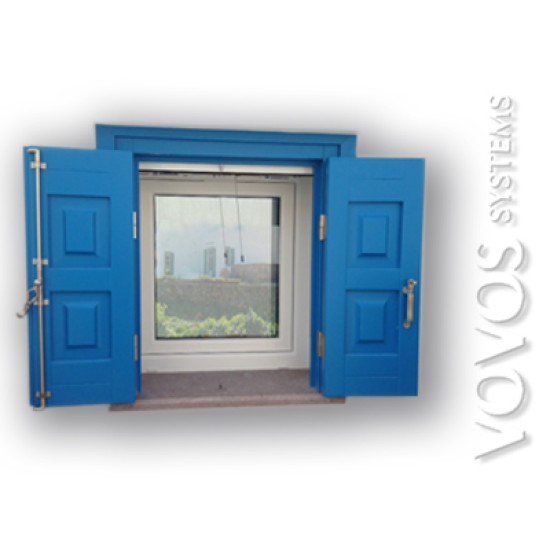 Ξυλινα Πατζουρια, Ταμπλαδωτα Νησιωτικα Μασιφ Μεραντι στο Σιγρι Μυτιληνης 