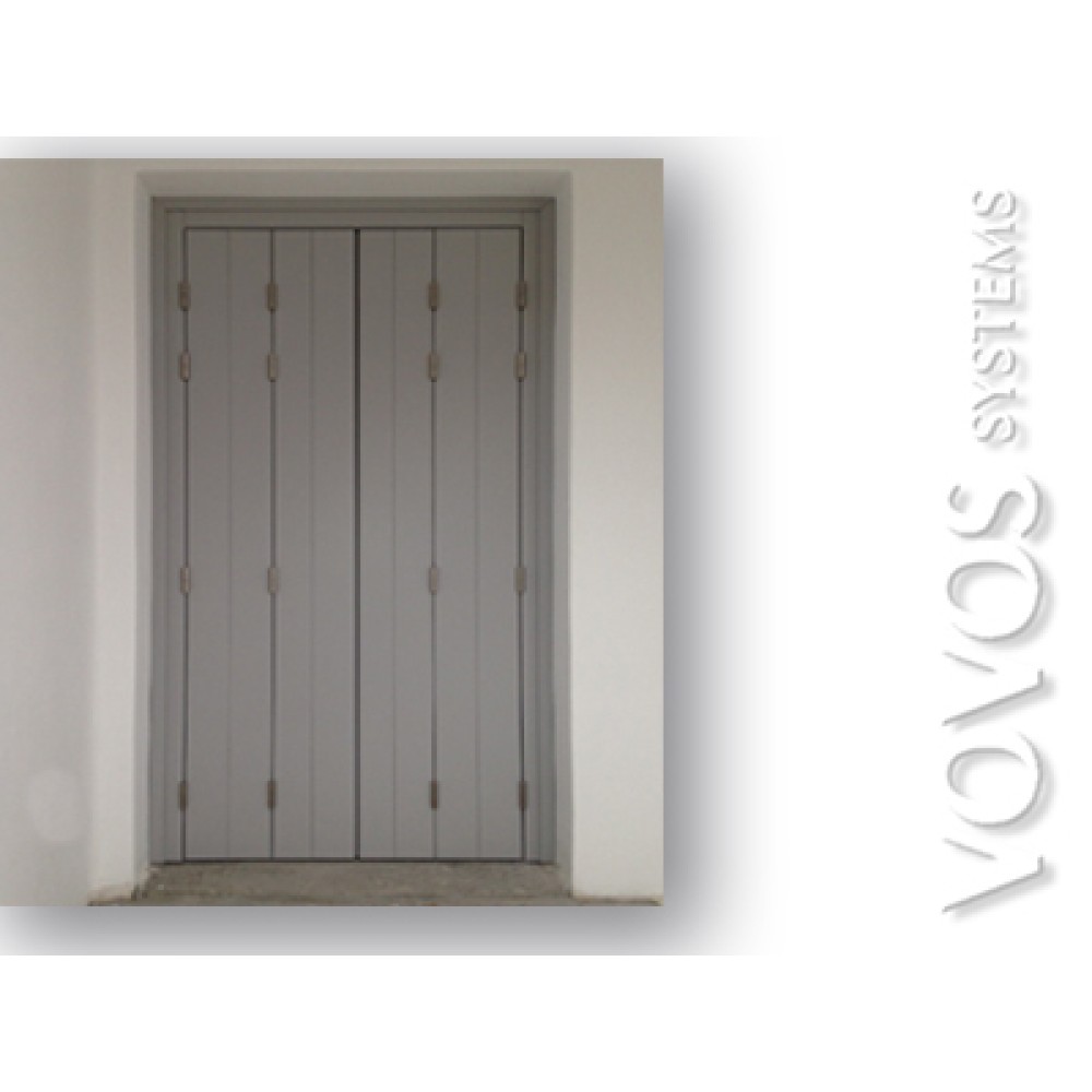 Ξυλινα πατζουρια, Σπαστα παντζουρια τετραφυλλα στα  "studios Nεφελη" Πολλωνια Μηλος