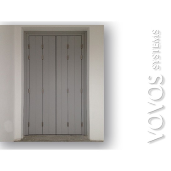 Ξυλινα πατζουρια, Σπαστα παντζουρια τετραφυλλα στα  "studios Nεφελη" Πολλωνια Μηλος