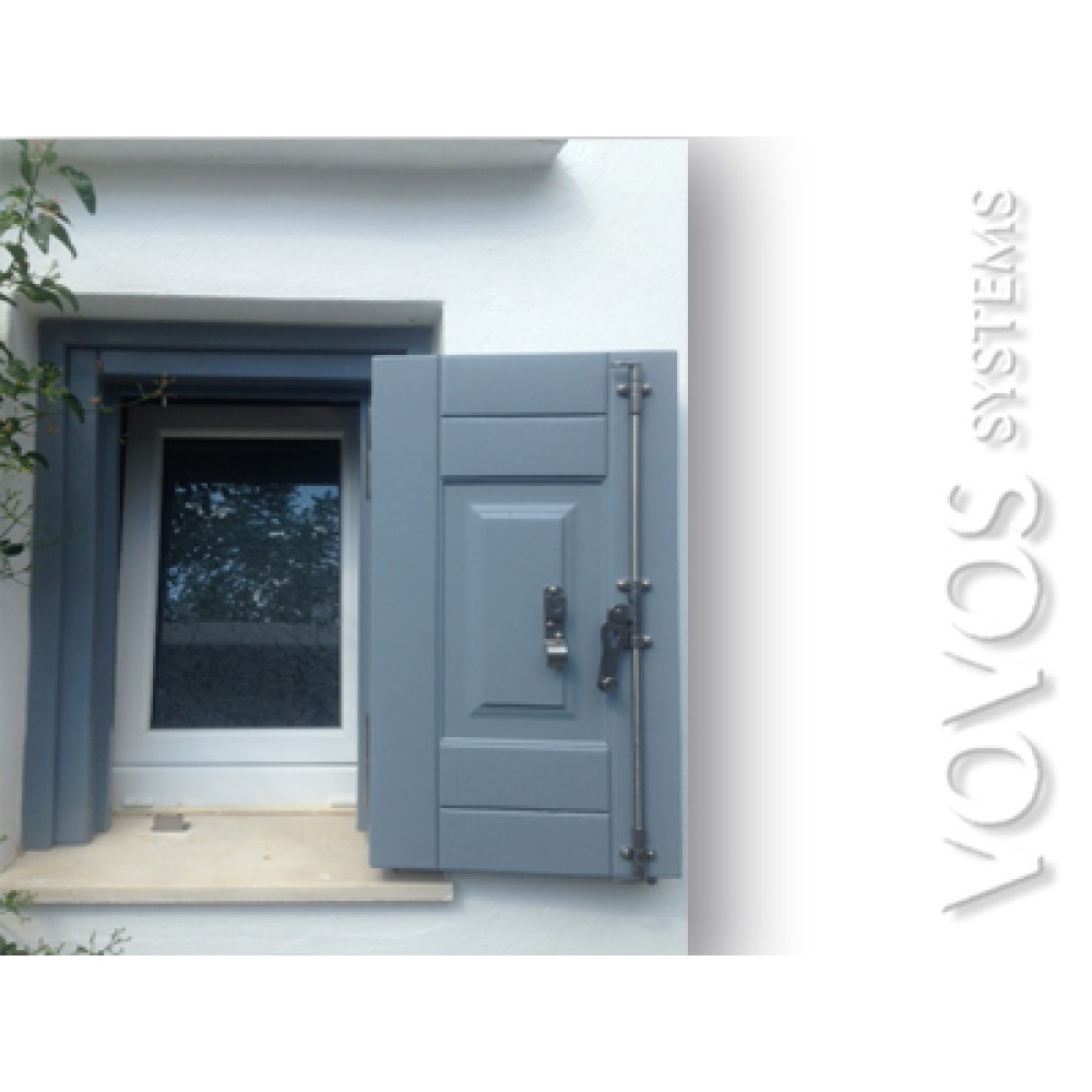 Ξυλινα Πατζουρια, Ταμπλαδωτα Νησιωτικα απο Κοντρα πλακε θαλασσης στα "studios Νυμφες "  Σιφνος Καμαρες