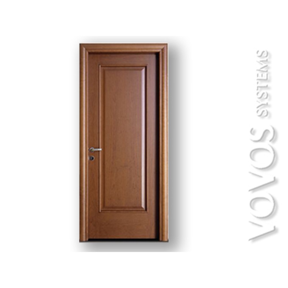 Εσωτερικες Ξυλινες Πορτες Δωματιων , Υπνοδωματιων, Μεσοπορτα ξυλινη κλασικη ταμπλαδωτη με μονο ταμπλα, σε καρυδια,  στην  Αθηνα