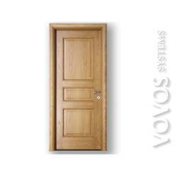 Εσωτερικες Πορτες , Μεσοπορτα ταμπλαδωτη με τρεις ταμπλαδες παραδοσιακη φυσικο ξυλο στο Δερβενι  Κορινθιας 