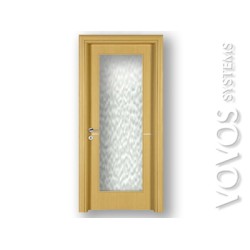 Μεσοπορτες Laminate, Εσωτερικες  Διαχωριστικες Πορτες, Πλαστικοποιημενες , γραφειων, Ιατρειων  ,οικονομικες, με τζαμι αμμοβολης στον Πειραια