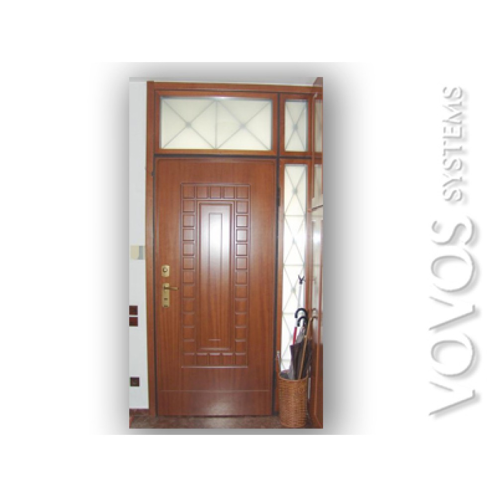 Εξωπορτες Ασφαλειας, Εξωπορτα Πολυκατοικιας με σταθερα τζαμια, Καγκελο Ασφαλειας, στον Πειραια