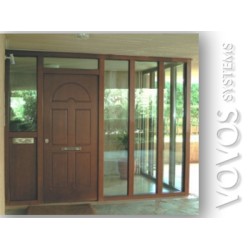 Εξωπορτες Ασφαλειας,  Εξωπορτα Ασφαλειας πολυκατοικιας με γωνιακα  κρυσταλλα security στο Παγκρατι Αθηνα 