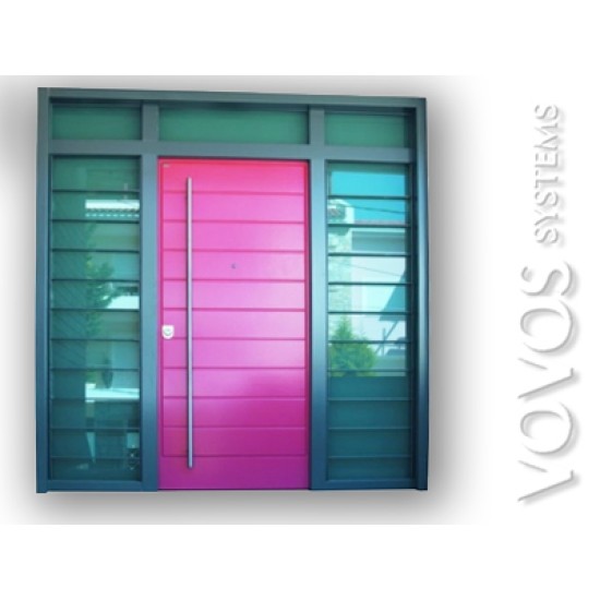 Θωρακισμενες Εξωπορτες, Συγχρονη Θωρακισμενη πορτα καταστηματος στην Μηλο