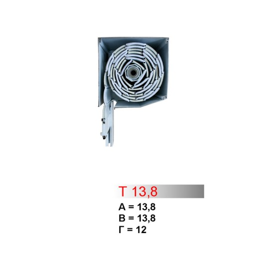 ΡΟΛΑ για Παραθυρα, Ρολο Εξωτερικο κουτι  13,8 με φυλλαρακι Τ16  μονωση Πολυουρεθανης