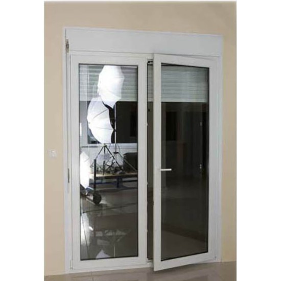 Ρολα, Επικαθημενα ρολα ηλεκτροκινητα , σε μπαλκονοπορτα , Εξοχικη κατοικια στην Σαλαμινα