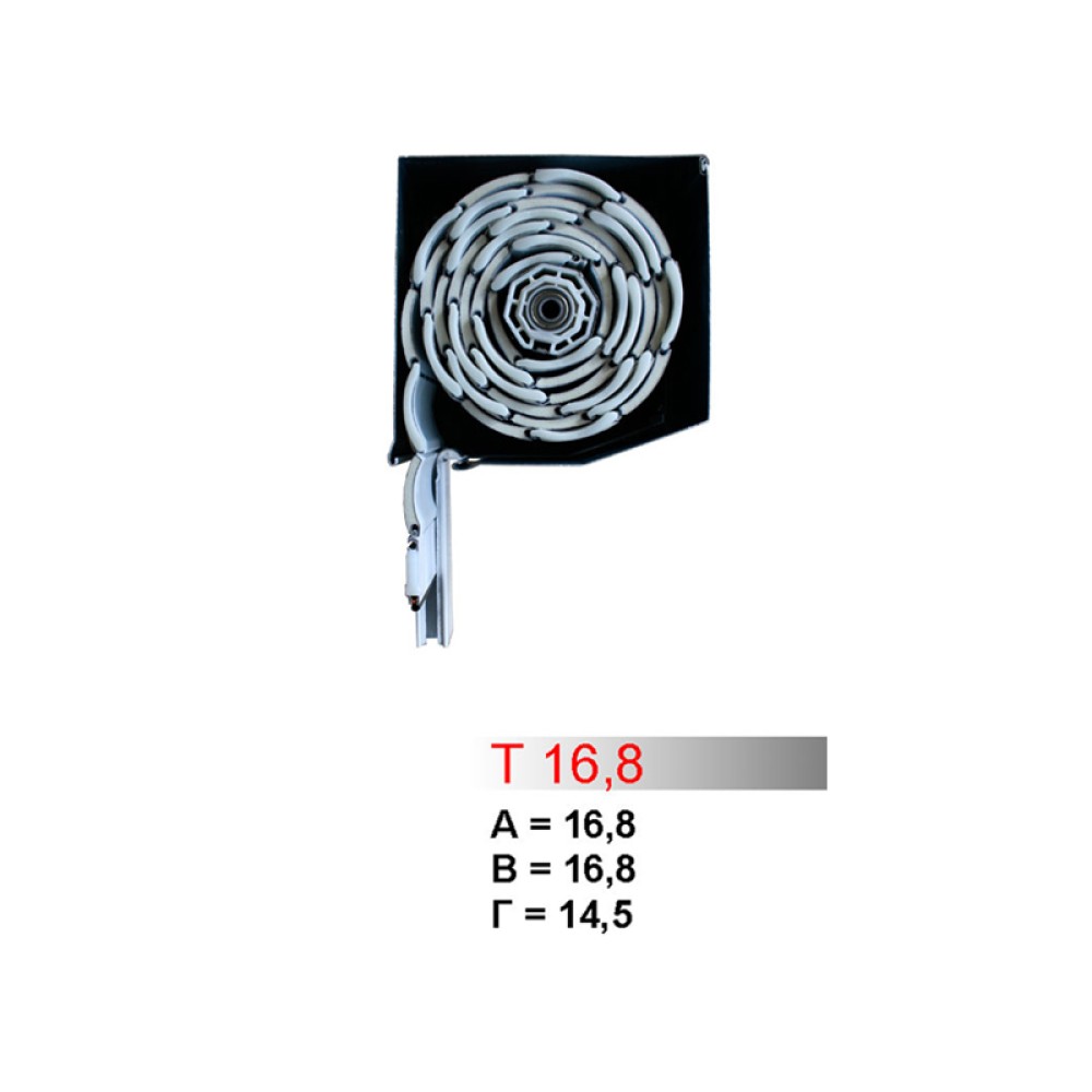 ΡΟΛΑ για  Παραθυρα, Ρολο Εξωτερικο  κουτι16,8  με φυλλαρακι αλουμινιου Τ16  Μονωση Πολυουρεθανης