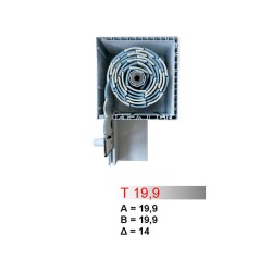 ΡΟΛΑ για  Μπαλκονοπορτες ,Παραθυρα, Ρολο Επικαθημενο  Τ 19,9 Μονωτικο Pvc Κουτι