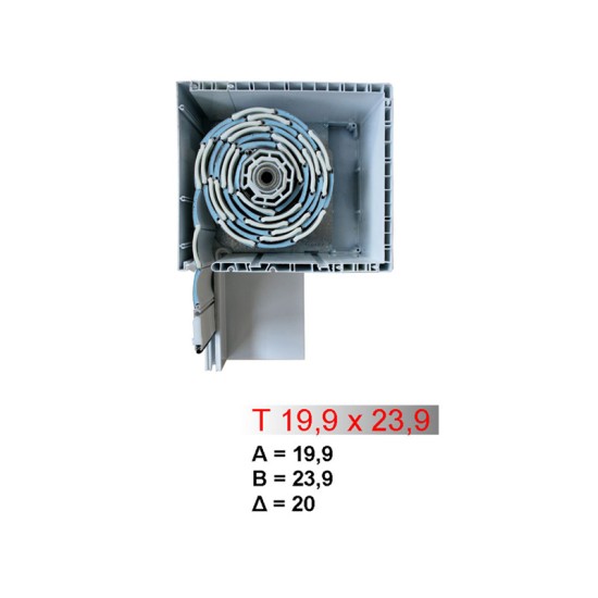 ΡΟΛΑ για Πορτες, Παραθυρα, Ρολο Αλουμινιου με πολυουρεθανη  Επικαθημενο Τ 19,9 Χ 23,9 Μονωτικο pvc Κουτι