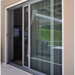 Αντικουνουπικα Συστηματα - Σιτες Plisse με πανι fiberglass για μεγαλα ανοιγματα στον Πειραια