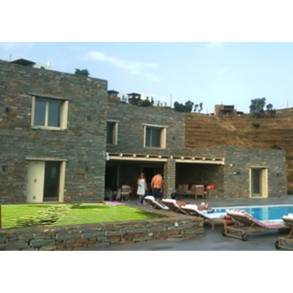 Ξυλινα κουφωματα , Ξυλινα νησιωτικα κουφωματα σε κατοικια  στην ΤΖΙΑ