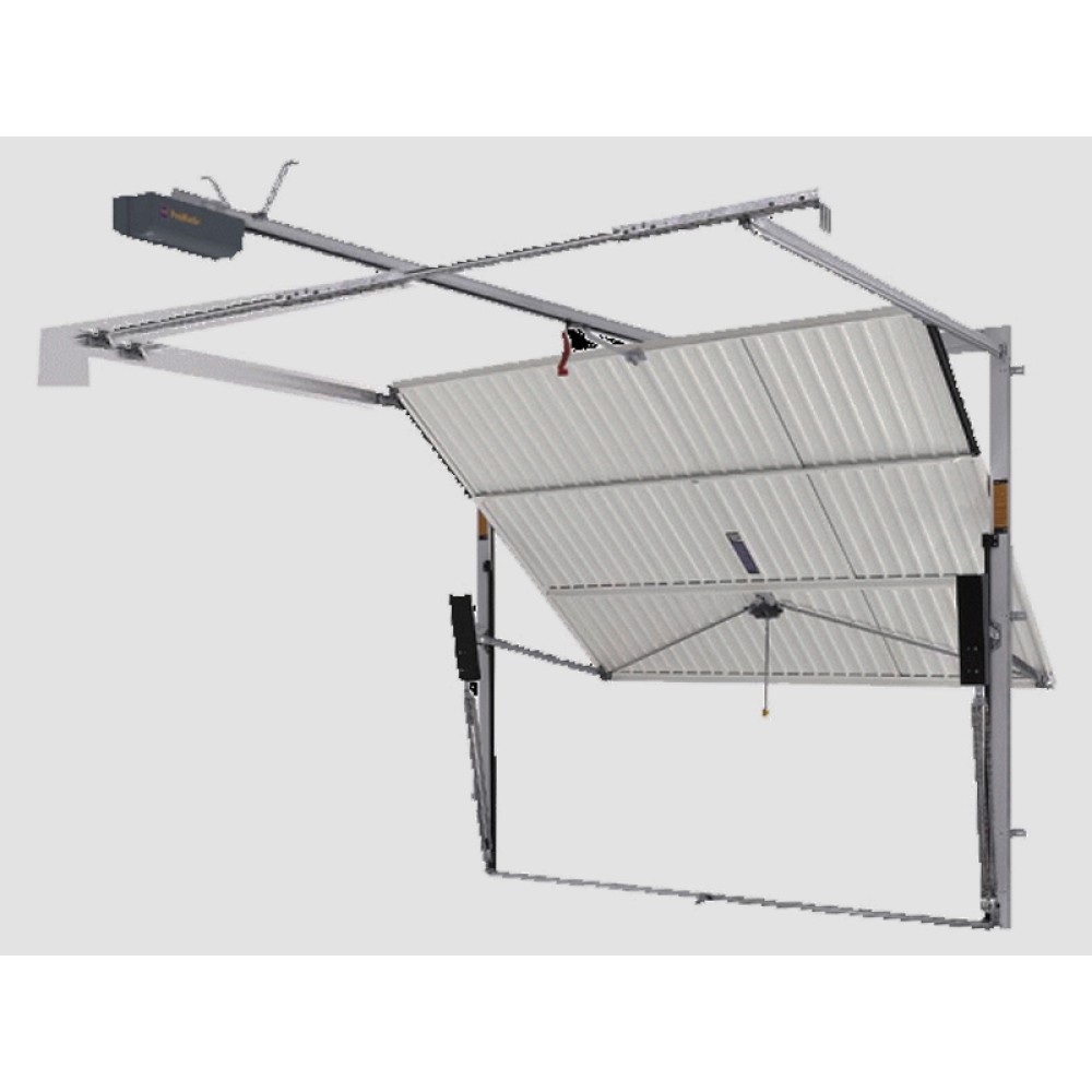 Μονοκοματες Γκαραζοπορτες Οροφης - Mηχανισμος