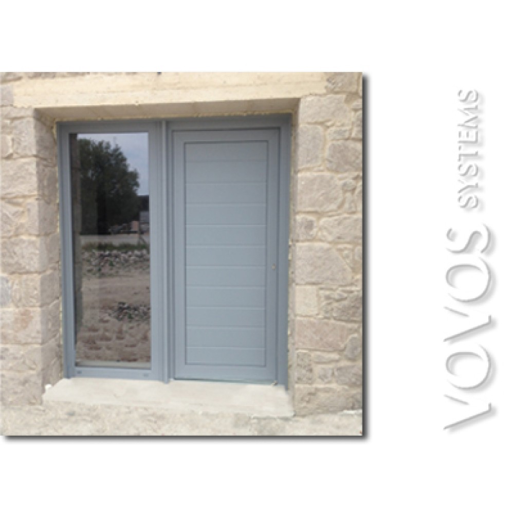 Συνθετικα κουφωματα, Εισοδος με Σταθερο  στη Μηλο