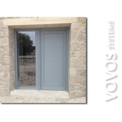 Συνθετικα κουφωματα, Εισοδος με Σταθερο  στη Μηλο