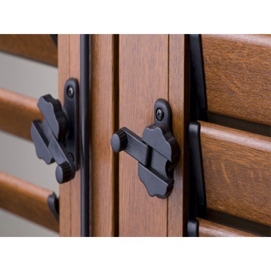 Συνθετικα πατζουρια φυλλαρακι με κινητη περσιδα