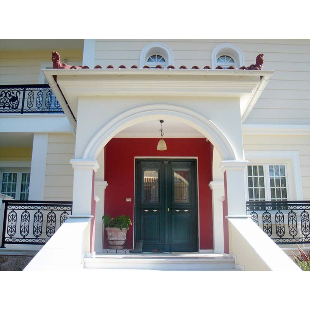 Συνθετικα Κουφωματα , Εξωπορτα διφυλλη σε  Νεοκλασικο σπιτι  στην Εκαλη Αθηνα Αττικη