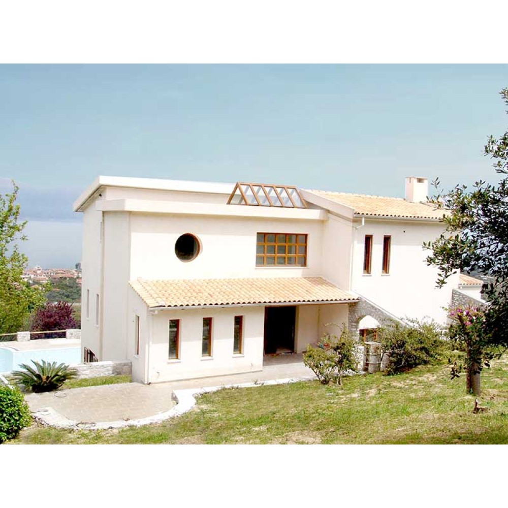 Συνθετικα κουφωματα kommerling, κουφωματα pvc απομιμηση Ξυλου  Ειδικη κατασκευη οροφης στα Σελιανιτικα Αιγιο