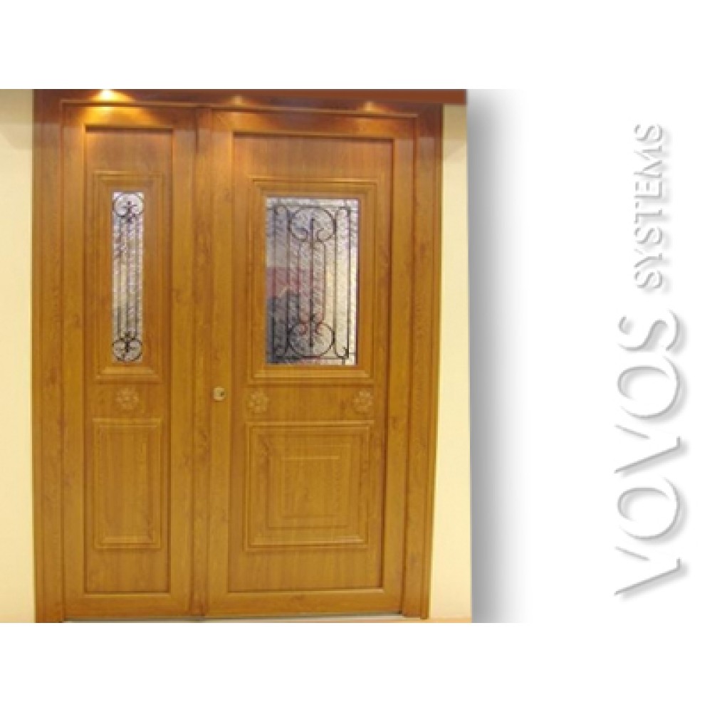 Εξωπορτες pvc Συνθετικες , Πορτα Εισοδου Παραδοσιακη   στην Καστελα Πειραιας