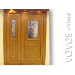 Εξωπορτες pvc Συνθετικες , Πορτα Εισοδου Παραδοσιακη   στην Καστελα Πειραιας