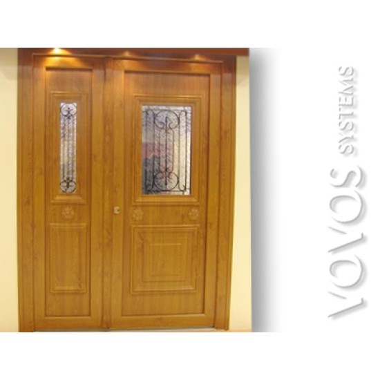 Εξωπορτες pvc Συνθετικες , Πορτα Εισοδου Παραδοσιακη   στην Καστελα Πειραιας