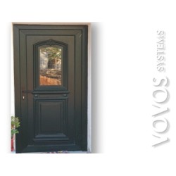 Εξωπορτες Συνθετικες Παραδοσιακες, Πορτα εισοδου παραδοσιακη  pvc με αναγλυφα σχεδια  Πορτο Χελι - Αργολιδας