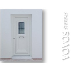 Εξωπορτες Συνθετικες , Παραδοσικη εξωπορτα pvc στο Περαμα Πειραιας