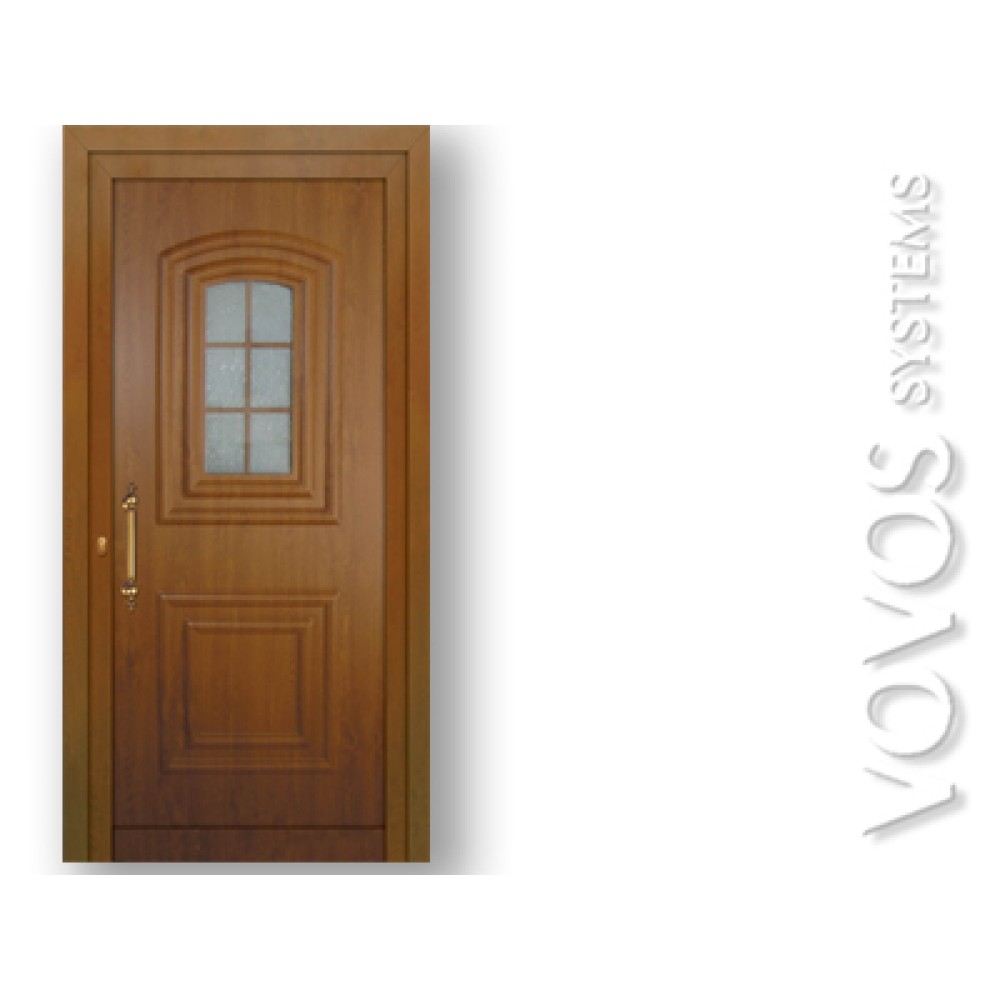 Εξωπορτες pvc,  Πορτα  νεοκλασικη με τζαμι σε διαφορα σχεδια  στην Αθηνα