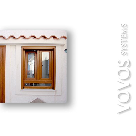 Συνθετικα Παραθυρα,  Pvc Παραθυρο με Ανακληση  σε κουζινα στην Ερεσο  Λεσβος