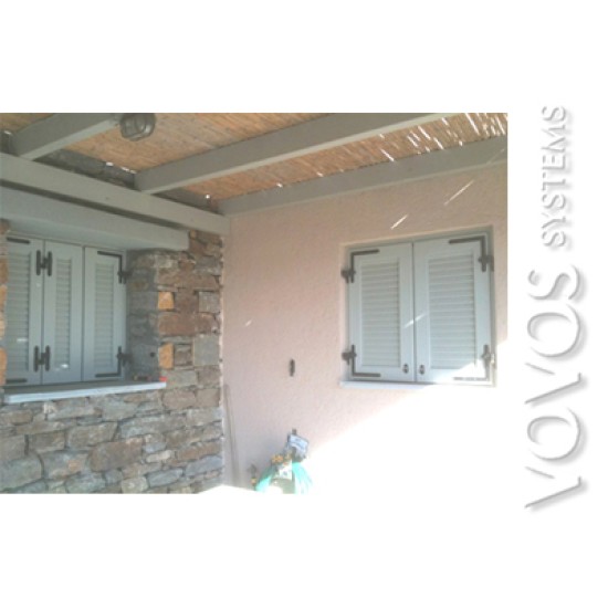 Συνθετικα Κουφωματα Kommerling , Πατζουρια γριλια στην  περιοχη Οτζια - Κεα