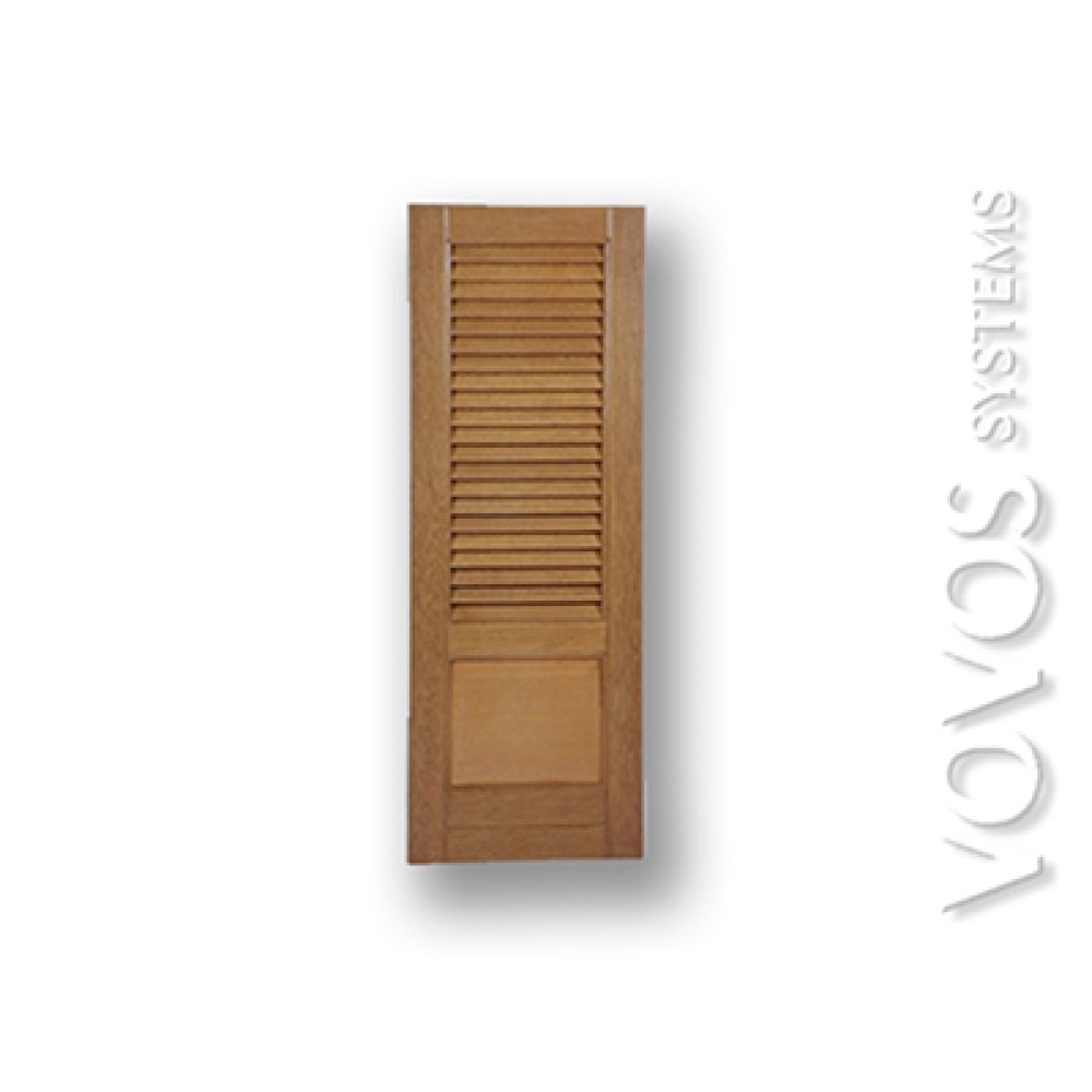 Ξυλινα Κουφωματα, σχεδια Ξυλινων Παντζουριων, σχεδιο μικτο ταμπλαδωτο & γριλια