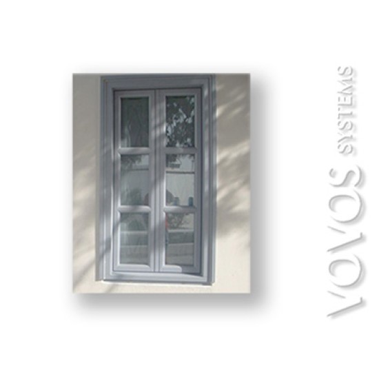 Ξυλινα κουφωματα, Παραδοσιακα ξυλινα παραθυρα νησιωτικο με καιτια στον Πορο Τροιζηνιας 