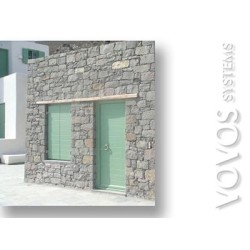 Ξυλινα παραδοσιακα πατζουρια , πορτες ραμποτε μασιφ στην Μηλο