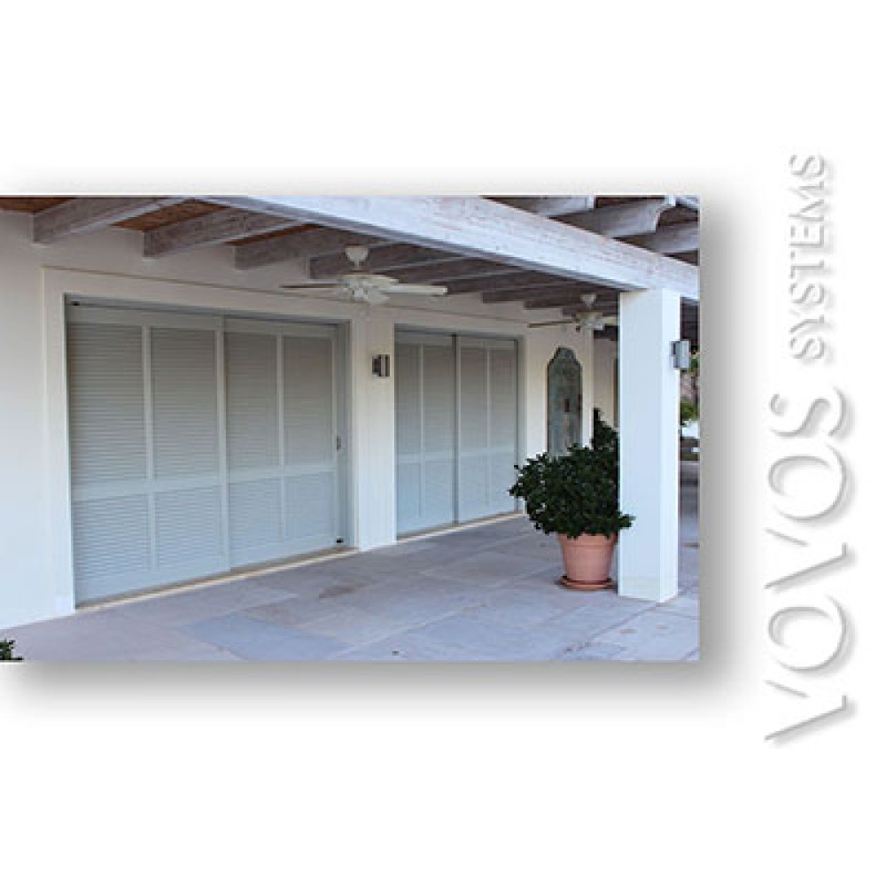 Ξυλινα Κουφωματα, Ξυλινα Συρομενα ,Επαλληλα με  πατζουρια γριλιας στην Μυκονο 