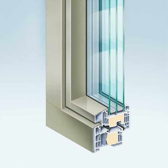 Προφίλ KOMERLING 88 PROENERGY Ανοιγοανακλινόμενα