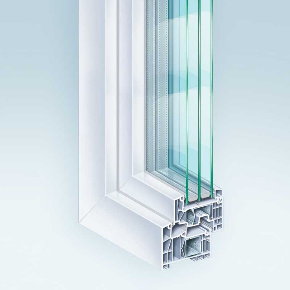 Ανοιγοανακλινόμενα  Προφίλ KÖMMERLING 88