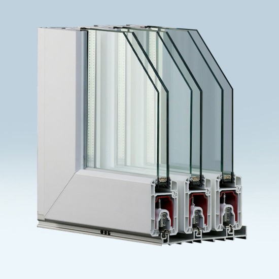 KÖMMERLING Συρόμενα Κουφώματα Συνθετικά (uPVC) PREMILINE 3ΠΛΟΣ ΟΔΗΓΟΣ ΚΑΤΩΚΑΣΙ ALU